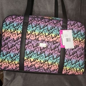 Betsey Johnson Blush Tie Dye Weekender